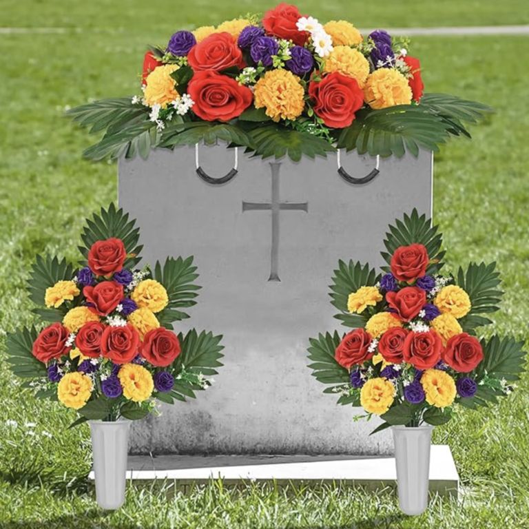 grave and flowers