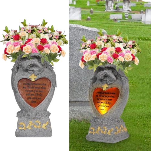 grave with flowers